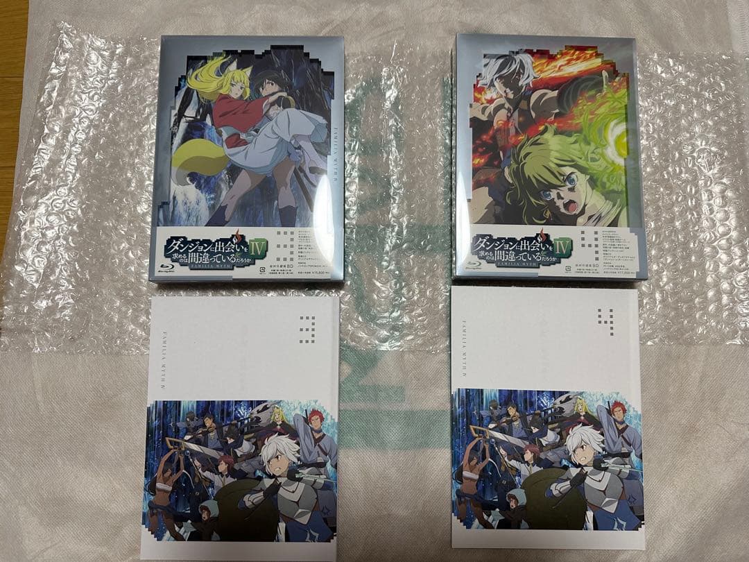 ダンまち4期 Blu-ray Vol.3,4(初回仕様版) 完品セット - メルカリ