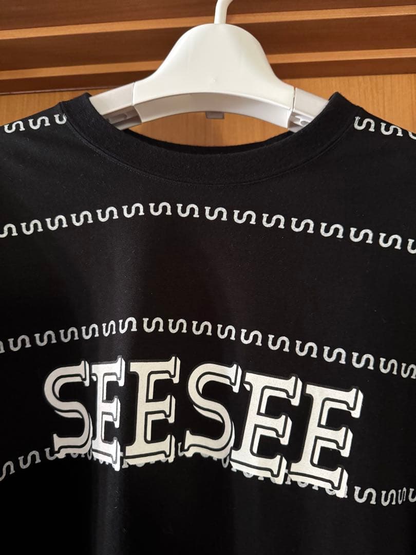 XLサイズ SEE SEE x S.F.C Boarder Tee Black - メルカリ