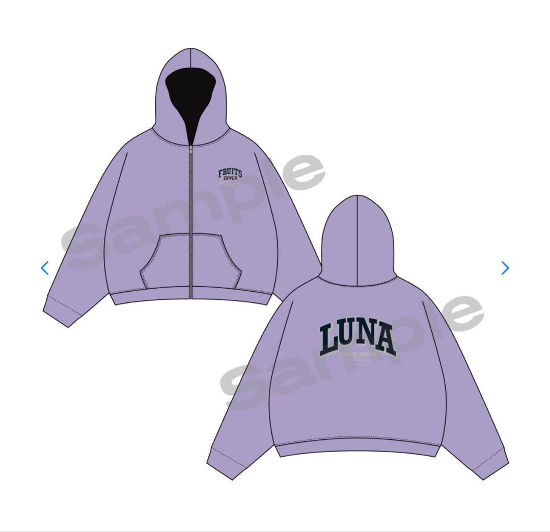 FRUITS ZIPPER FC限定 パーカー 仲川瑠夏 - メルカリ