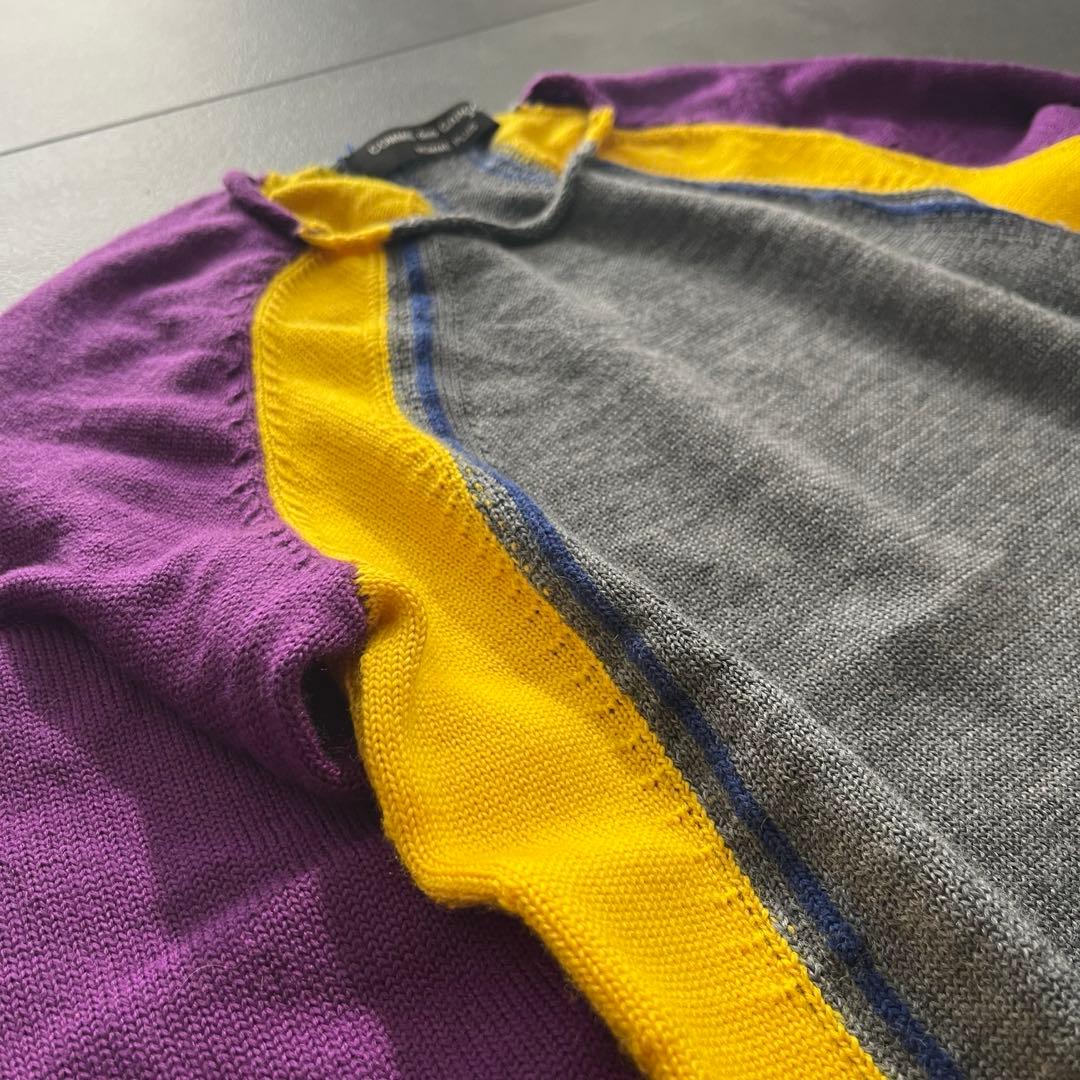 コムデギャルソンオムプリュス〈ドッキングニットセーター 2003AW