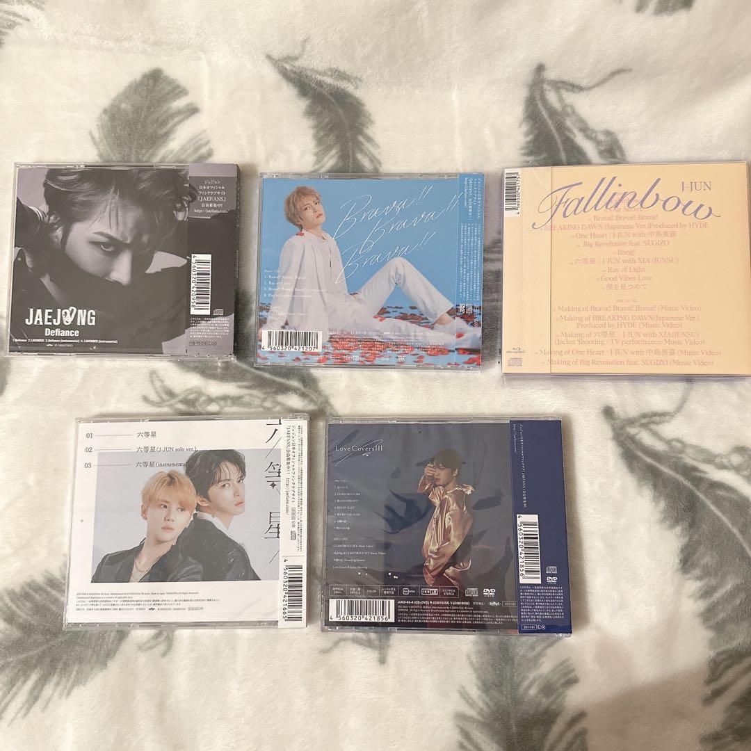 ジェジュンCD(DVD付)【5枚まとめ売り】2枚未開封