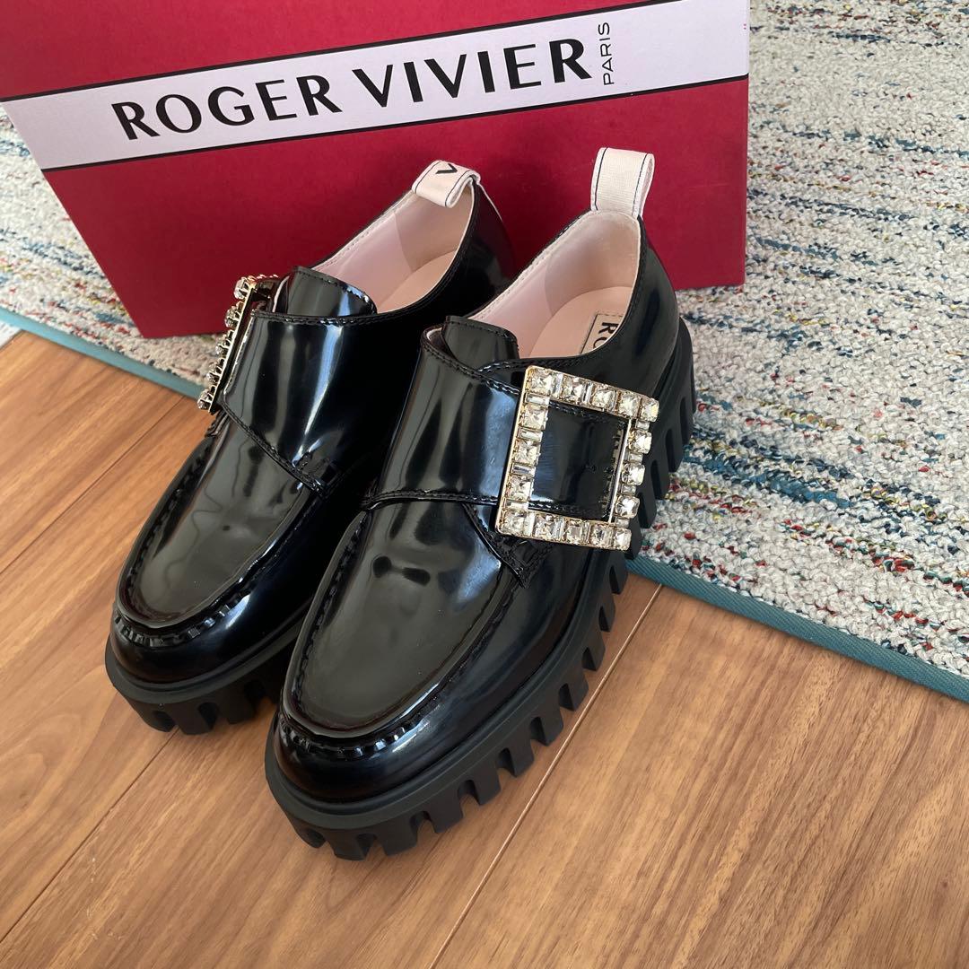 新品 ロジェヴィヴィエ ローファー フラットシューズ 38.5 タキマキ