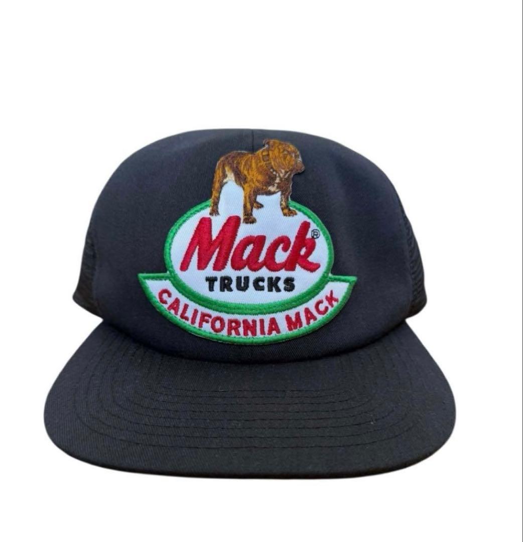 Fj mack trucks トラッカーキャップ ブラック - メルカリ