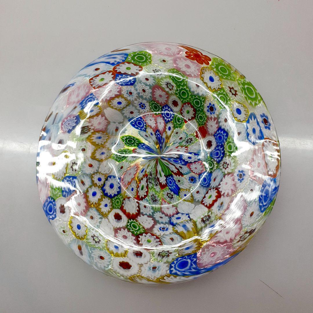 MURANO ムラノ 金彩 ミルフィオリ プレート 皿