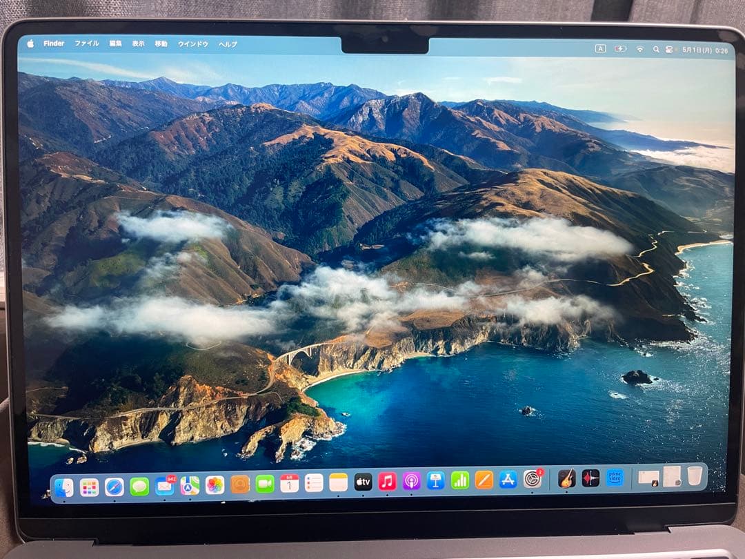 放電回数4回！ M2チップ搭載MacBook Air Apple 充放電回数72回】Apple