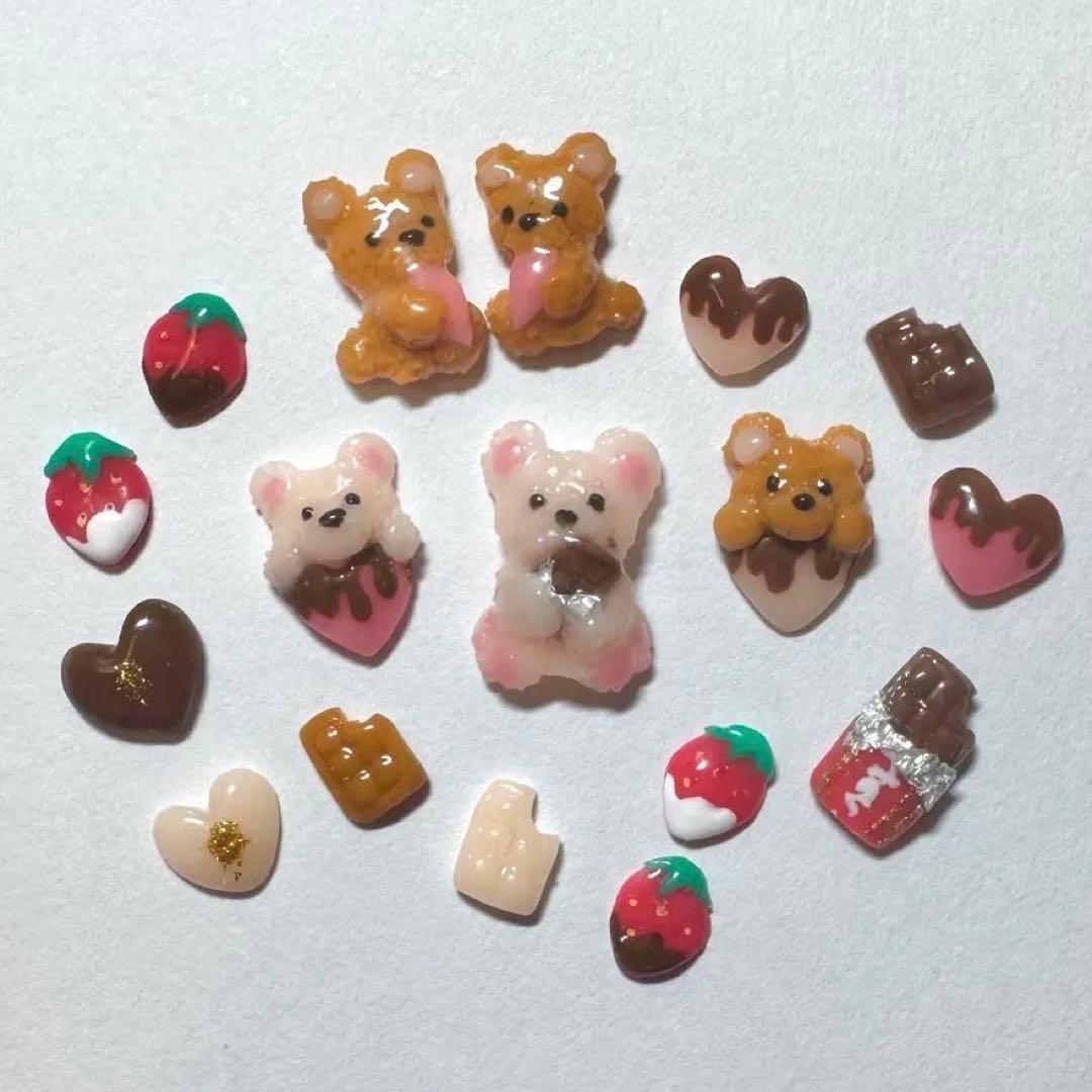 ♡バレンタイン 3Dネイルパーツ オーダーページ♡ 3Dパーツオーダーページ 3Dネイルパーツ/オーダー】 ネイルチップ