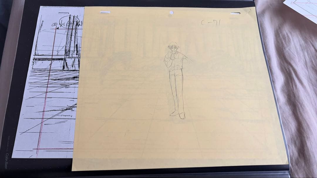 HUNTER×HUNTER 原画　クロロ セル画　レイアウト HUNTER×HUNTER クロロ レイアウト セル画 ハンター×ハンター 原画