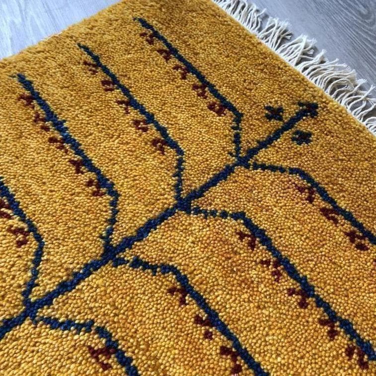 新品 高級手結び絨毯 GABBEH ギャッベ ラグ 40×60cm No 53 - メルカリ