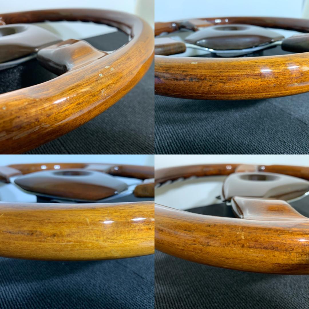 モモ ヴェローチェ レーシング ダーク ウッド ステアリング 希少 36.5