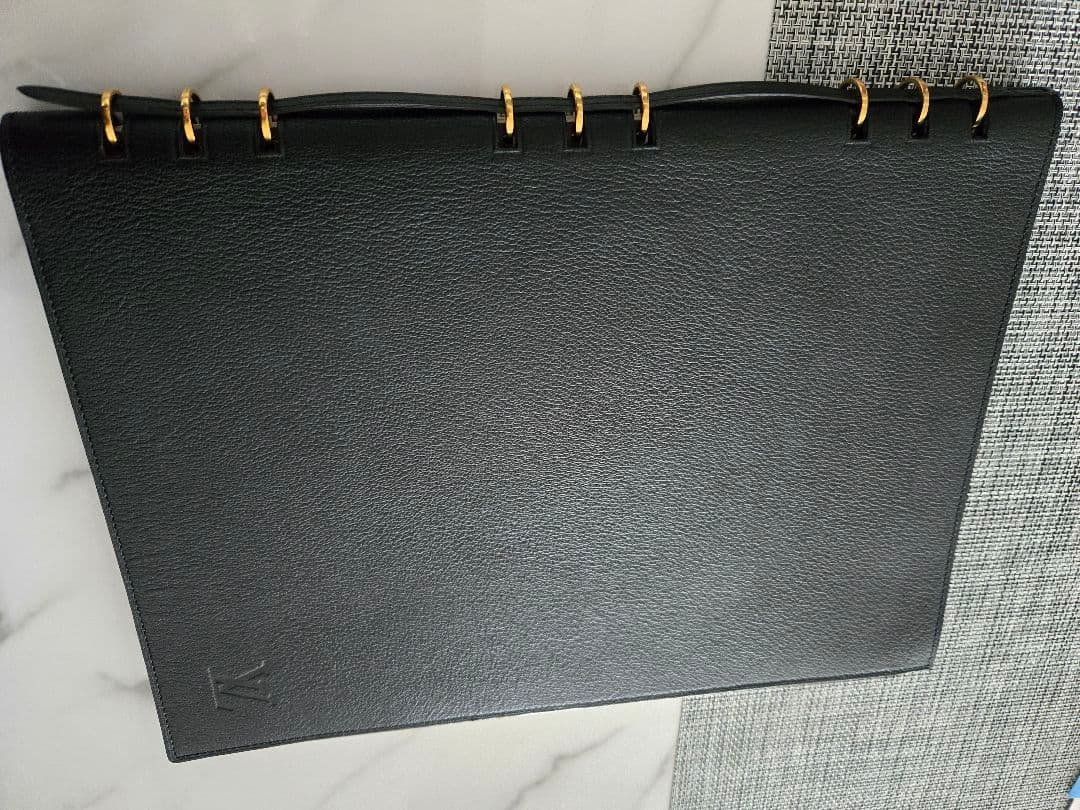 にゃにさん専用 Louis Vuitton 黒 レザー ノート