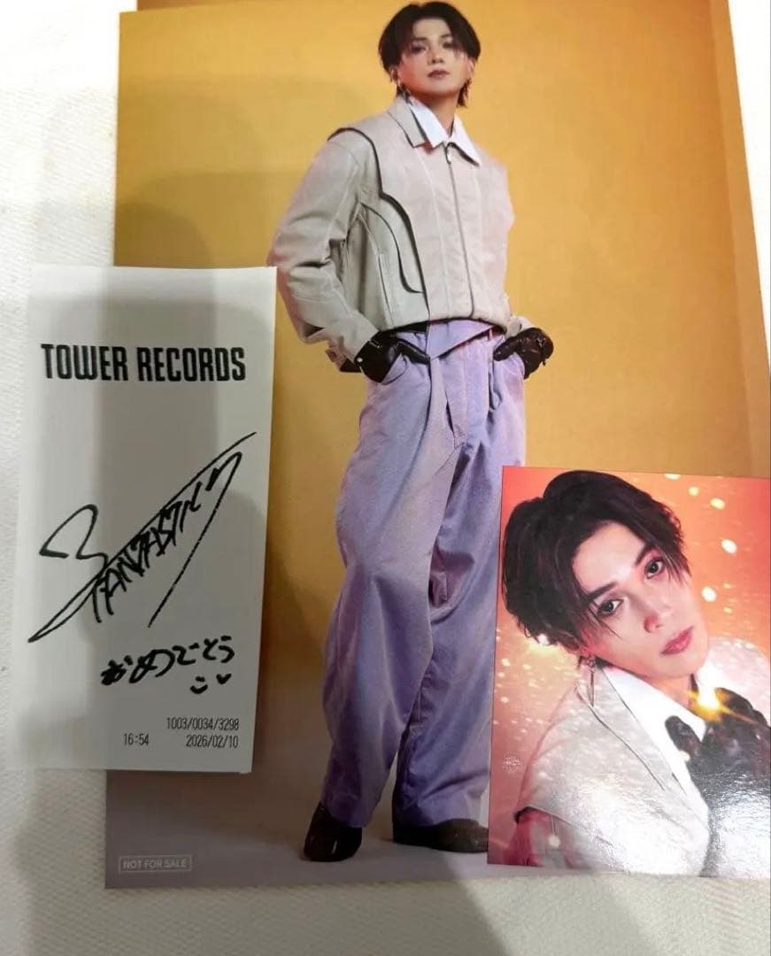 fantastics 八木勇征 フライヤー タワレコ レシート 外付け - メルカリ