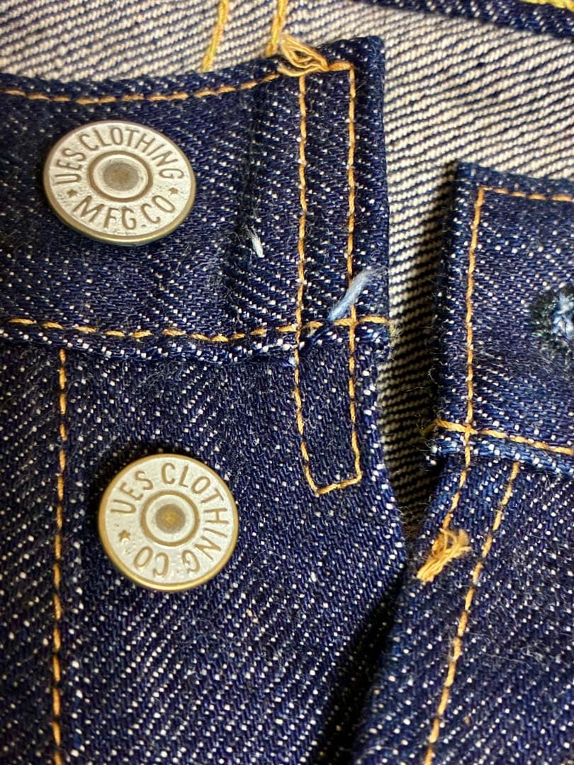 UES 400ST 33inch 日本製セルビッジデニムスリムテーパード - メルカリ