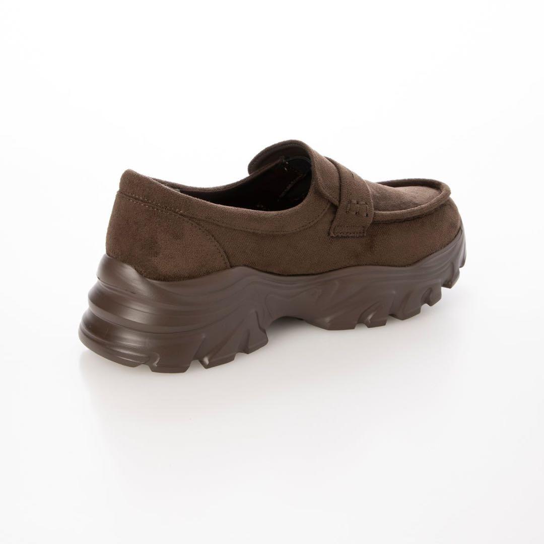 ☘︎ EVOL ブラウンローファー厚底ソール 23.5cm ☘︎