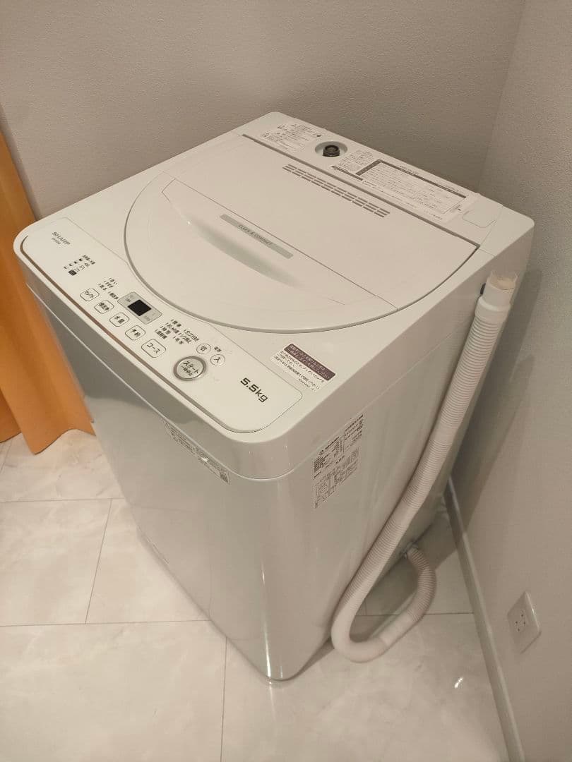 SHARP 洗濯機 ES-GE5G-W 5.5kg 2022年製