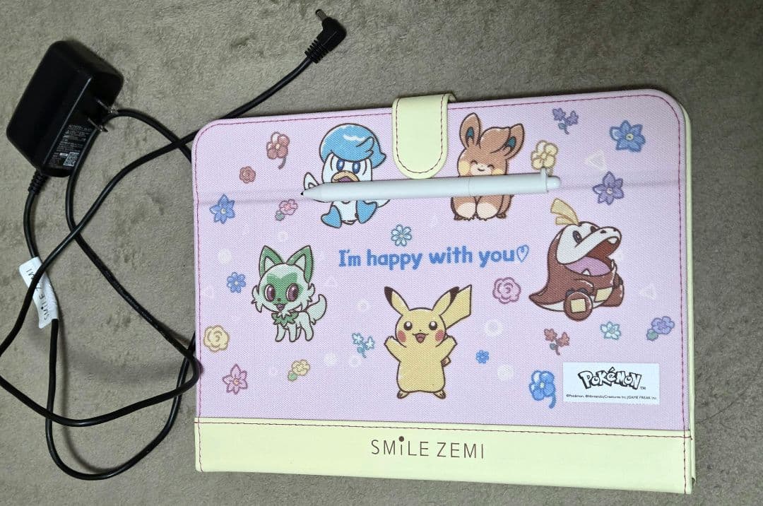 スマイルゼミ 2025 タブレット4 ポケモンカバー Android スマイルゼミのポケモンタブレットカバーがやっと届いた！ | 全国