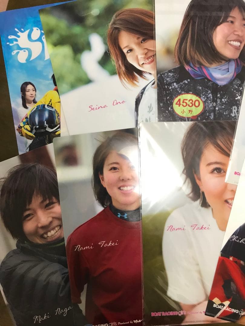大山千広 中村桃佳 守屋美穂 小野生奈 ボート 競艇 クリアファイル