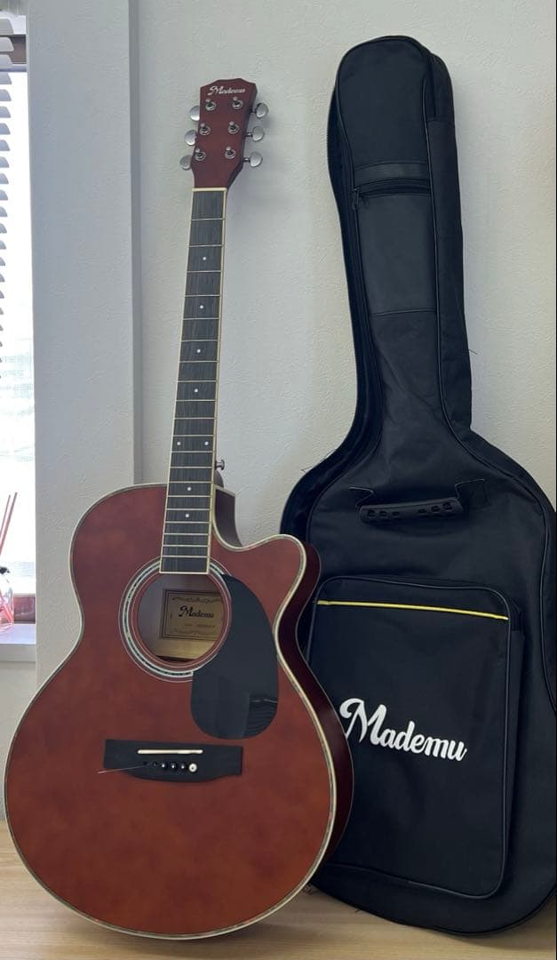 Mademu アコースティックギター MCG40B-KF-M ケース付 - メルカリ