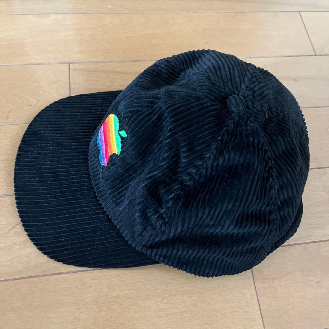 ジ*◯様 90s Apple コーデュロイキャップ アメリカ製