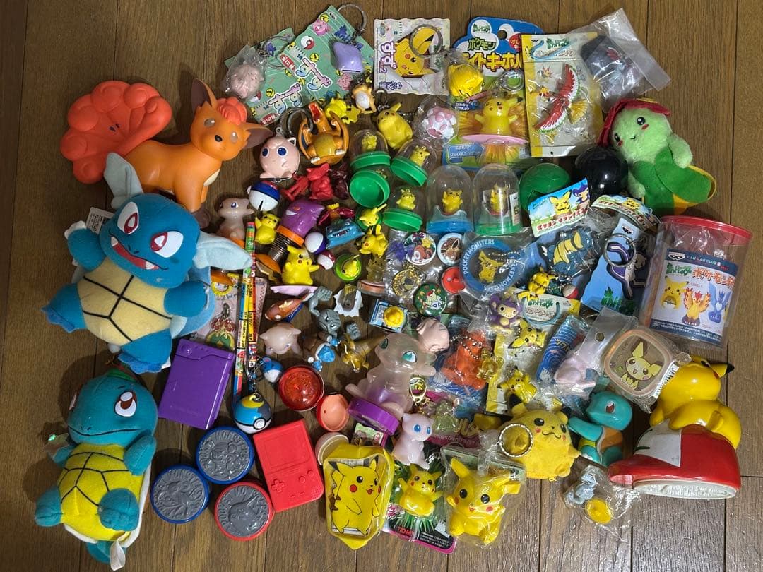 ポケットモンスター　ポケモン　レトログッズ ポケモン レトロ キーホルダー 9体セット 【初期グッズ】 チャーム