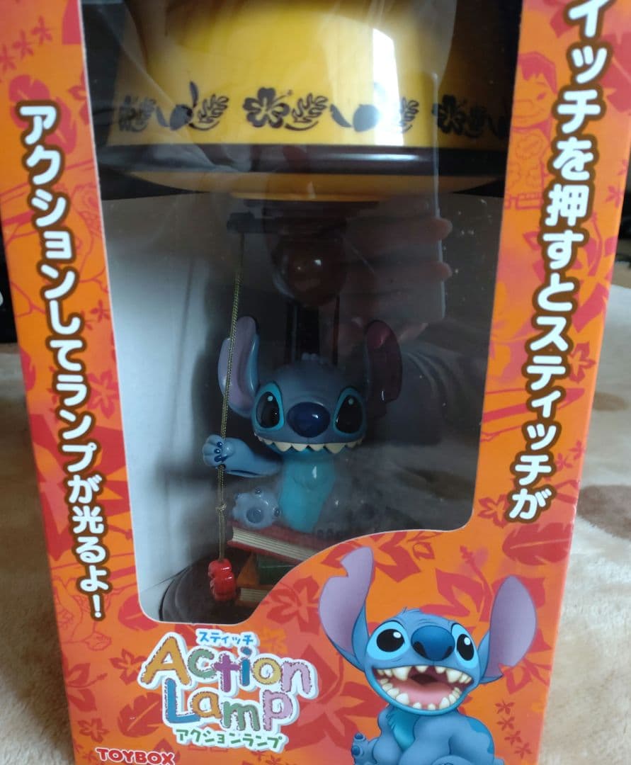スティッチ アクションランプ ディズニー 電気スタンド - メルカリ