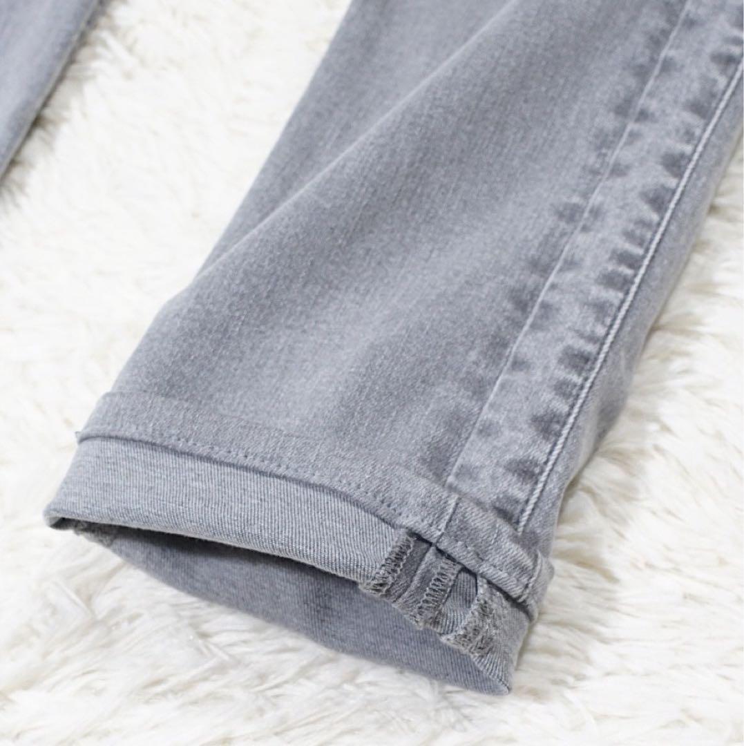 希少《DENHAM》BOLDER(W31)グレー スキニーパンツ ジップフライ