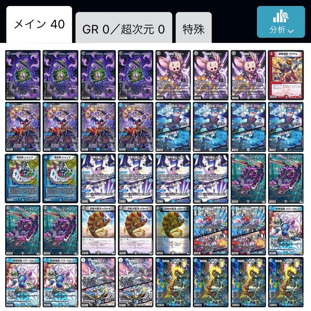 アーチーchで紹介 アウトレイジコンプレックス 青黒コンプレックス