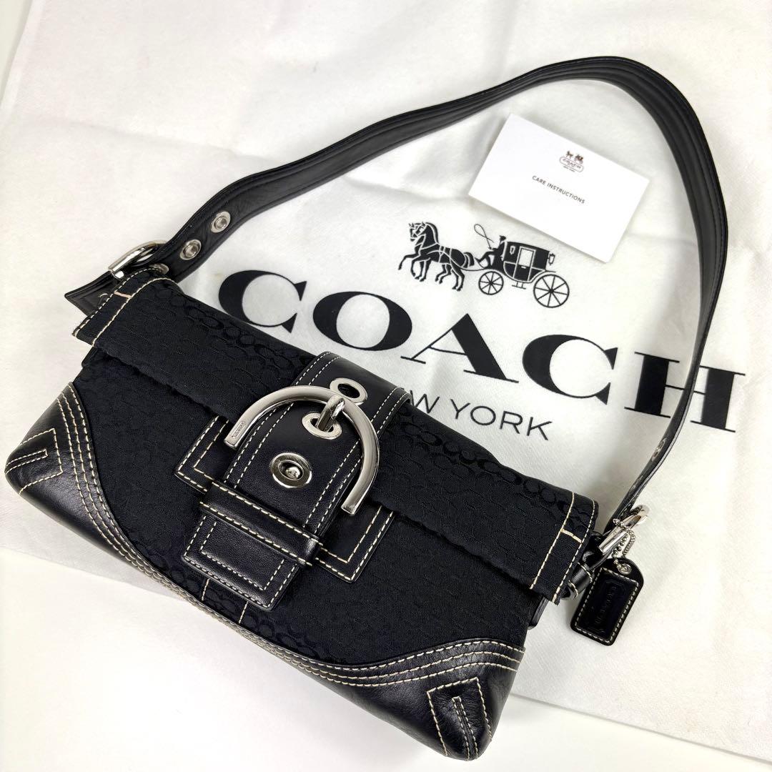 新品未使用✨コーチ ショルダーバッグ ソーホー シグネチャー レザー