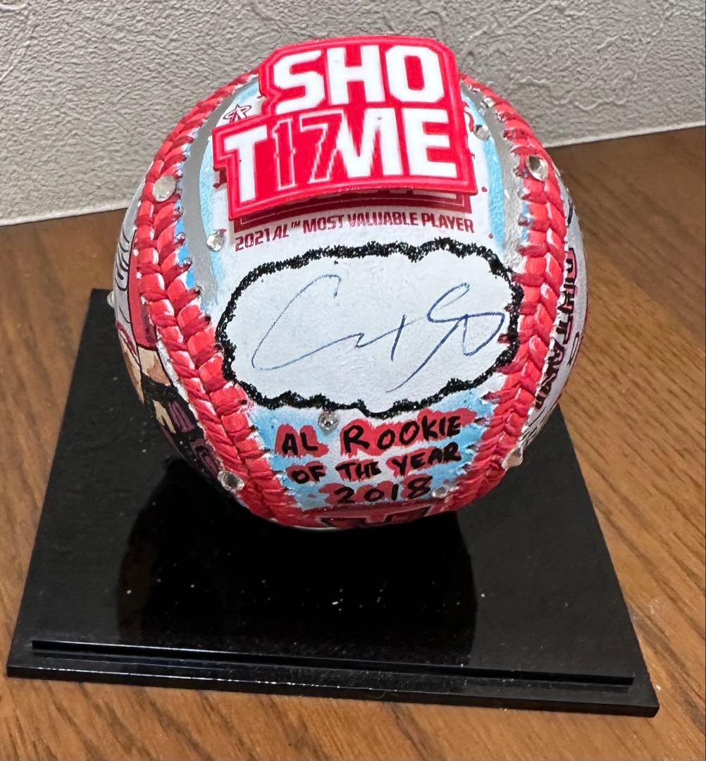 最終値下げ】大谷翔平直筆サインボール×チャールズ・ファジーノ 完全