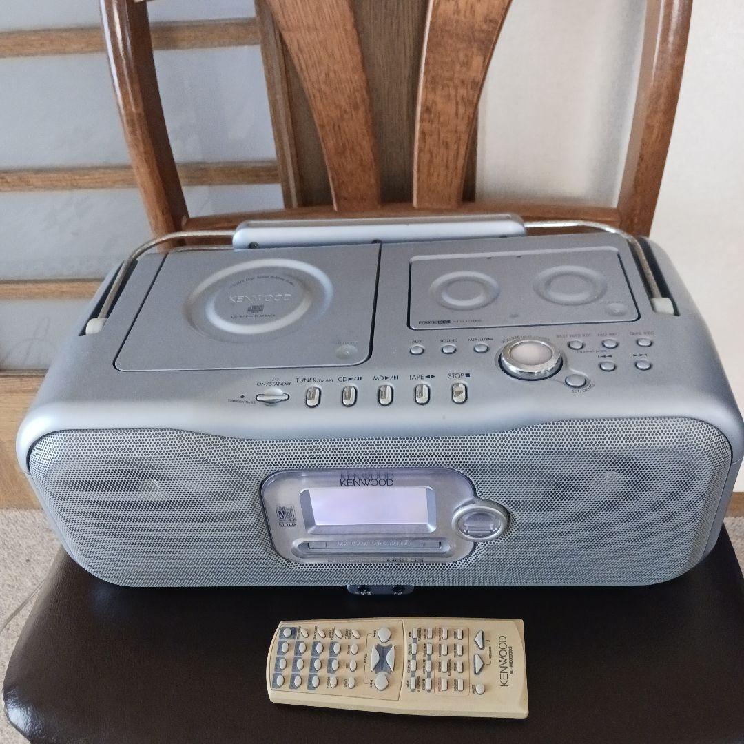 KENWOOD CD・MD・カセットデッキ稼働品 - メルカリ