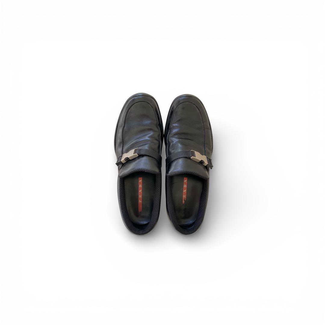 靴 1990s archive prada sports leather shoes archive prada sports suede driving shoes プラダスポーツ