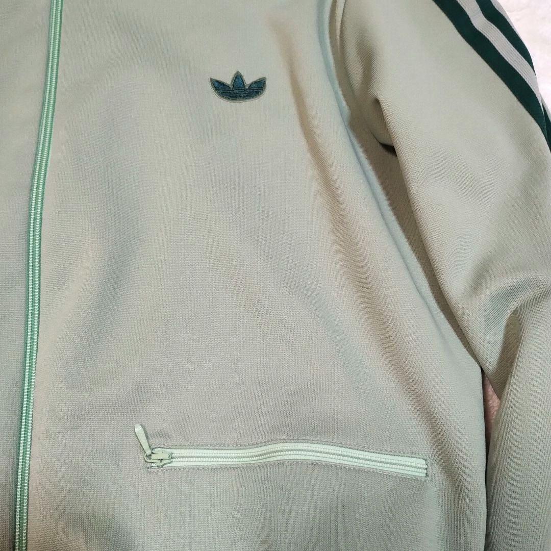 希少 美品 adidas 70s80s ミントグリーン ジャージ デサント製 - メルカリ