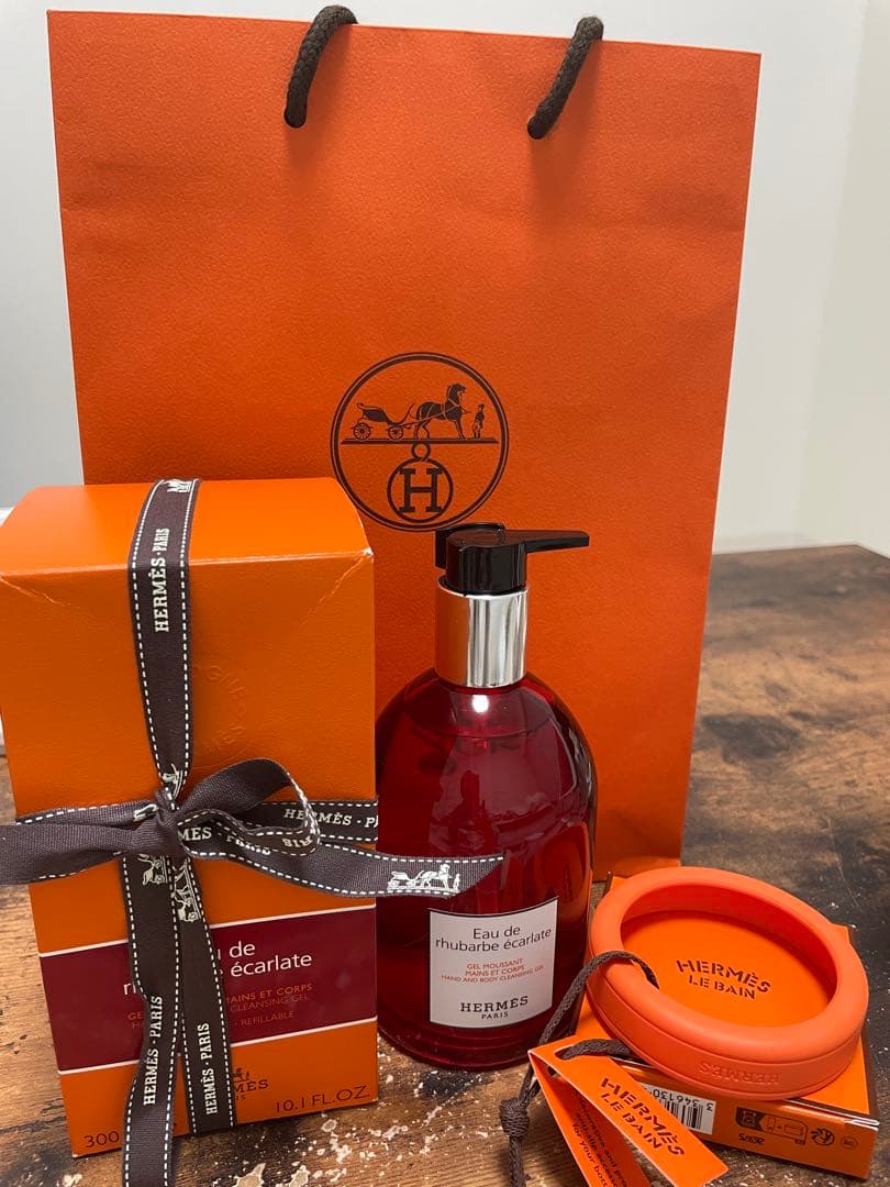 再値下げ☆新品 HERMES ハンド＆ボディクレンジングジェル滑り止め