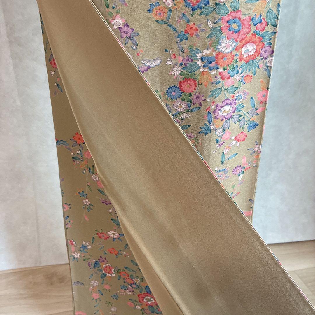 小紋 フルセット 着物 正絹 ロング丈 小花好きさん 大人の小花 J5