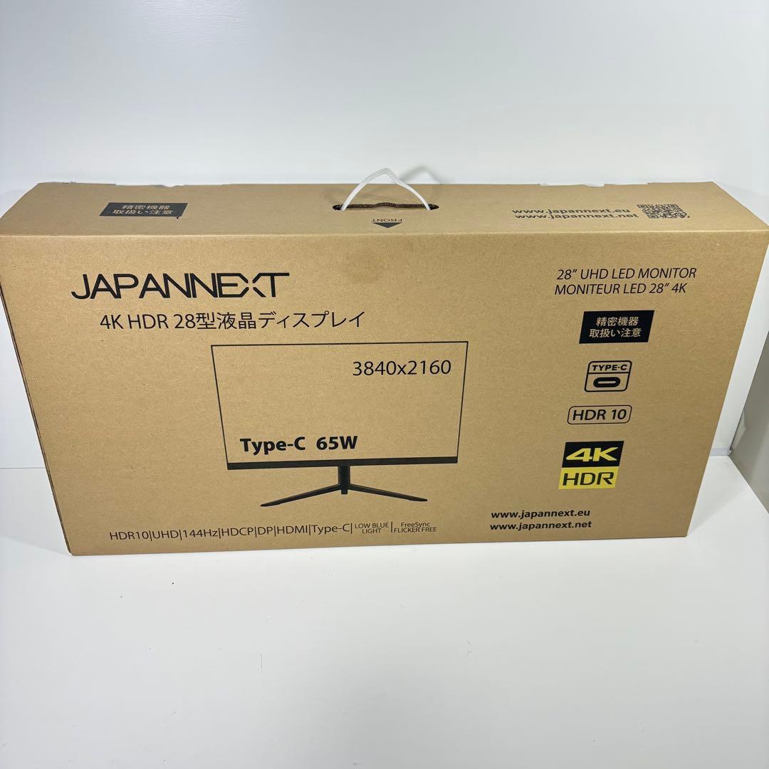 JAPANNEXT 4K液晶モニター　ほぼ未使用 JAPANNEXT公式】液晶モニター・ディスプレイ