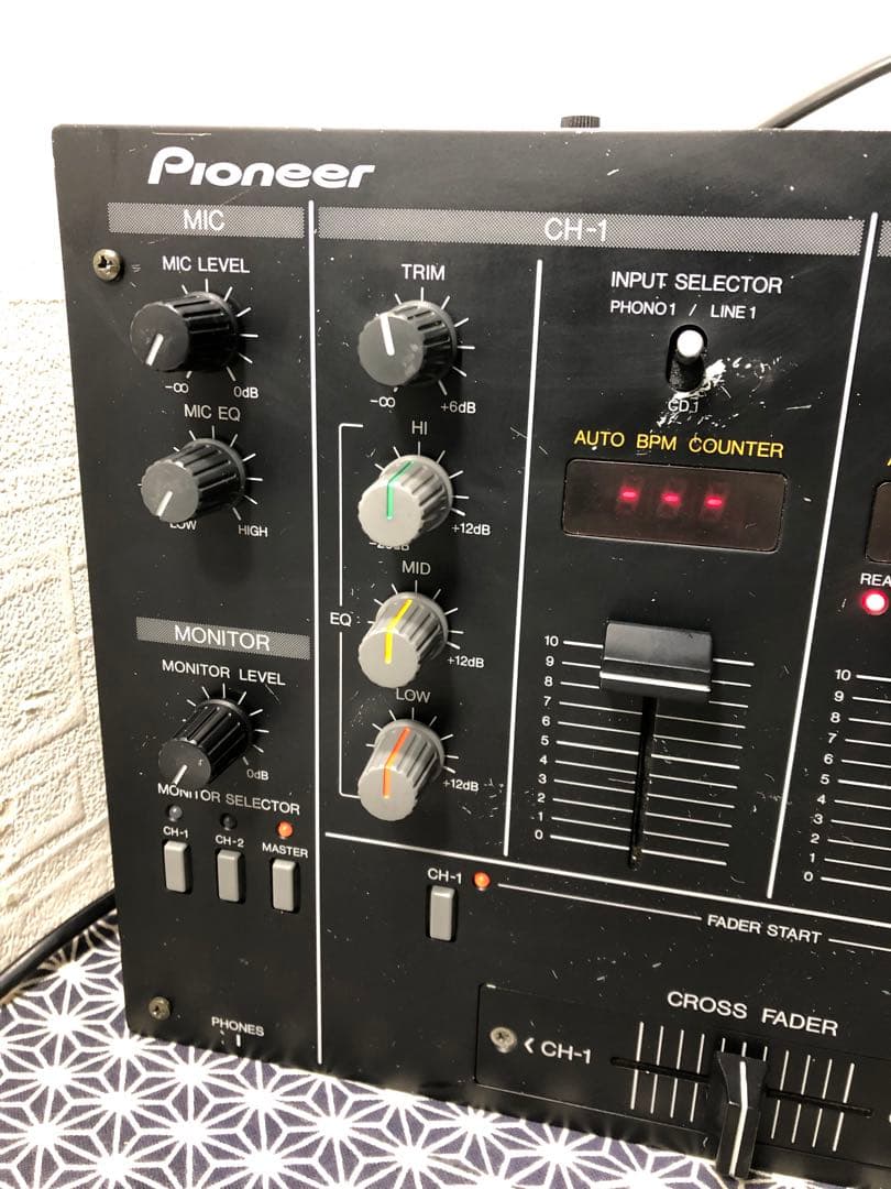 pioneer dj パイオニアDJM-300 フェーダーメンテナンス