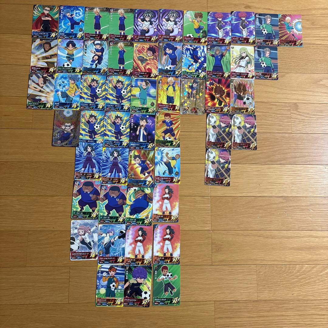 イナズマイレブンACトレーディングカード52点セット - メルカリ