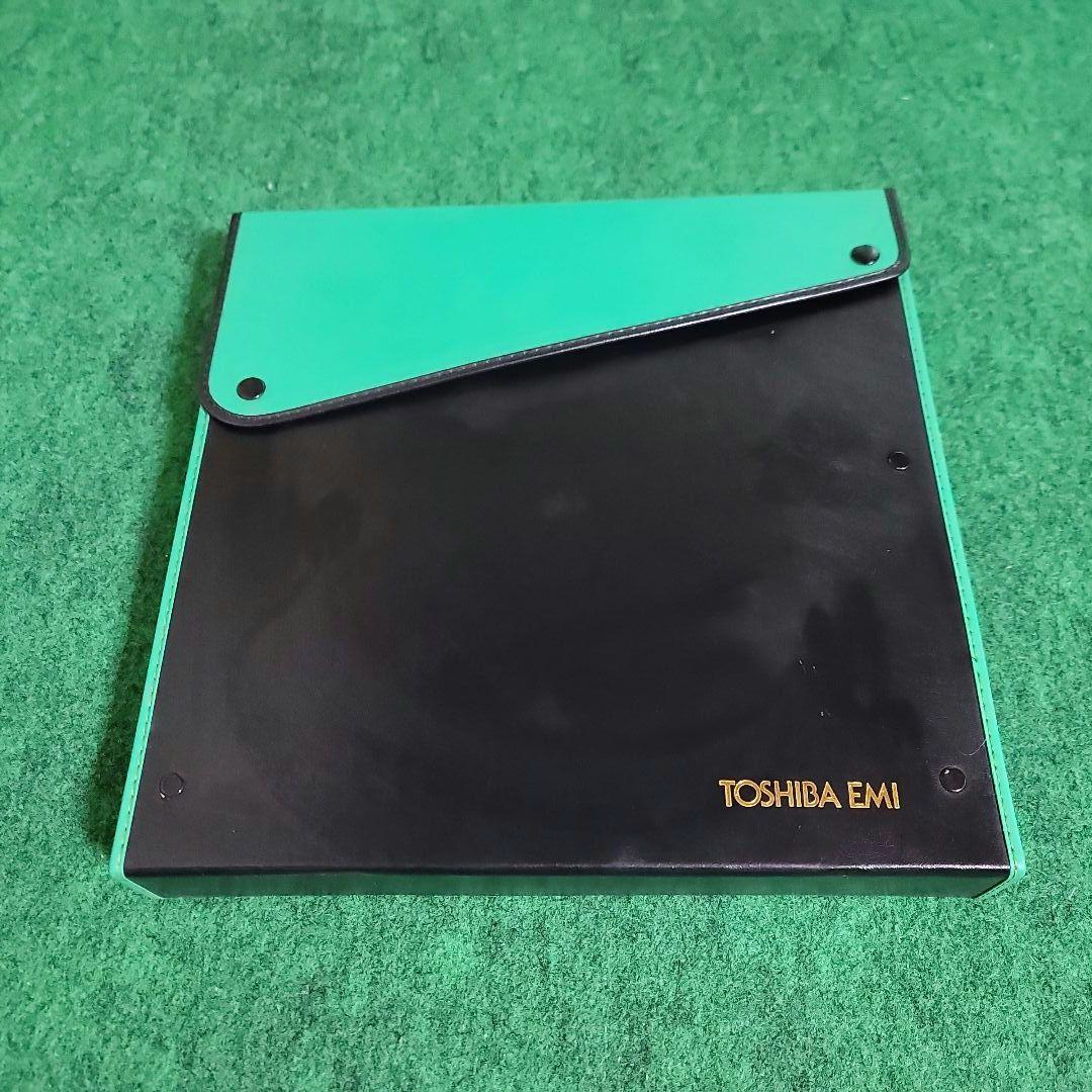 TOSHIBA EMI レコードケース 緑/黒 - メルカリ