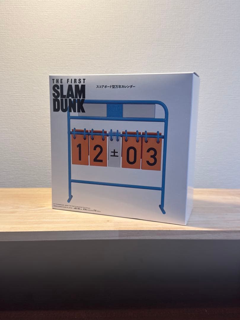 新品未開封THE FIRST SLAM DUNK スコアボード型万年カレンダー - メルカリ