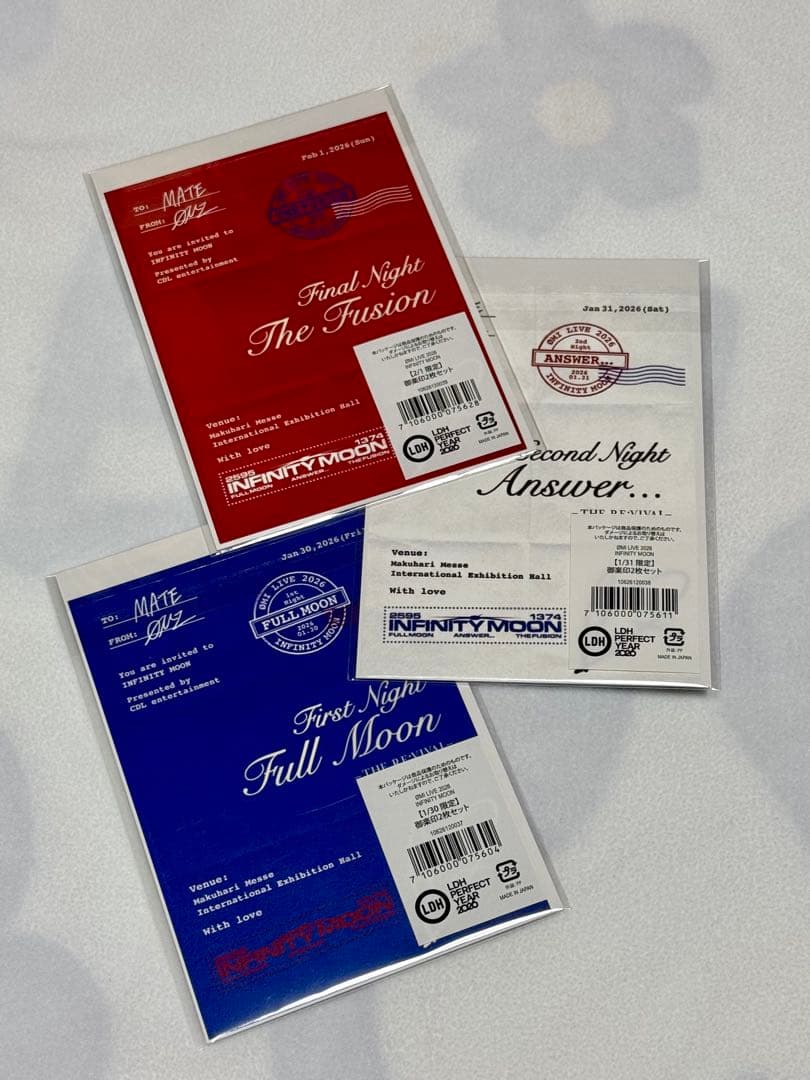 登坂広臣 ØMI INFINITY MOON 御楽印 三日間セット - メルカリ