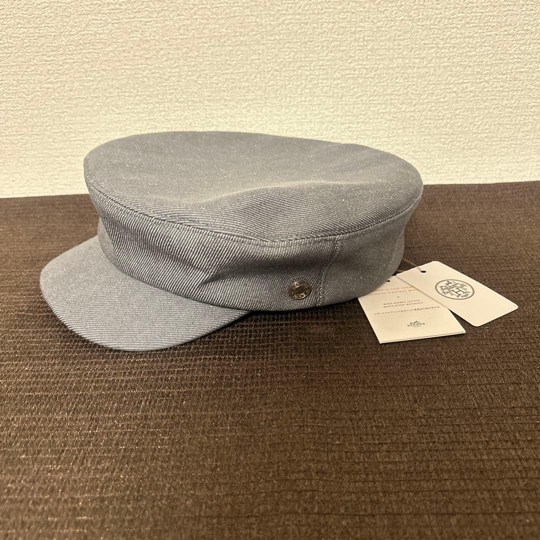 エルメス　セリエ　キャスケット　キャップ　帽子　キャンバス　デニム　未使用 HERMES（エルメス） （新品・未使用品）エルメス HERMES Dani ダニ