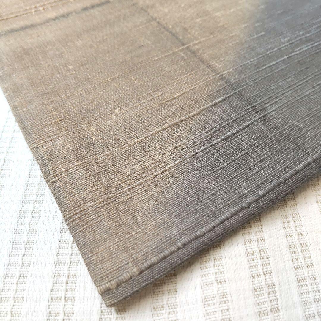 洒落袋帯】やわらかくにじむ色彩◎和紙風の質感 くすみパステル 456cm