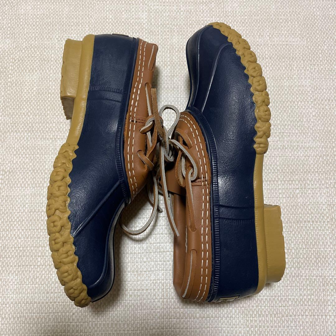 [極美品]L.L.BEAN BEAN BOOTS ビーンブーツ モック 紺茶色