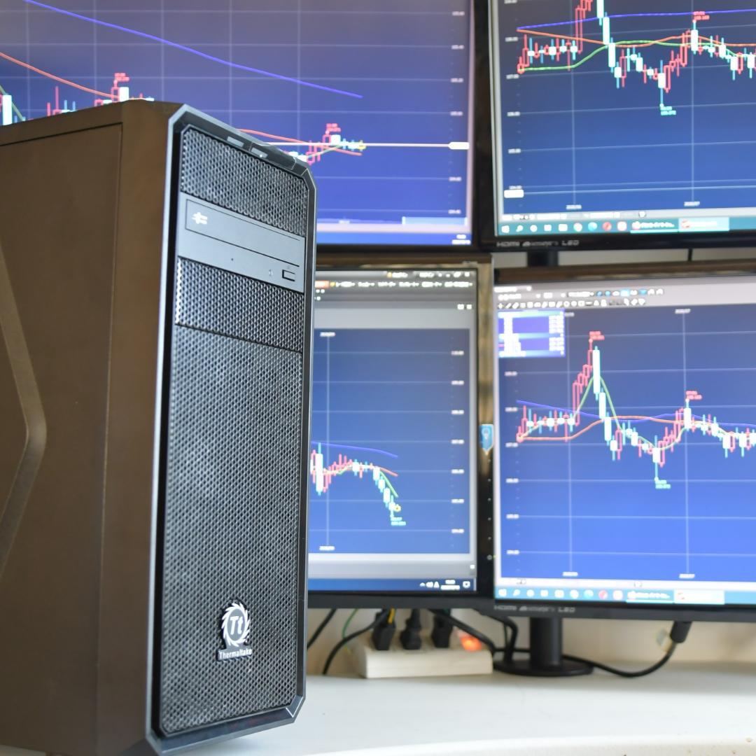 デイトレ パソコン ＋ ２２型 液晶ｘ４台 ＋ アーム サンワダイレクト本店 サンワサプライ【オフィス・PC周辺通販】