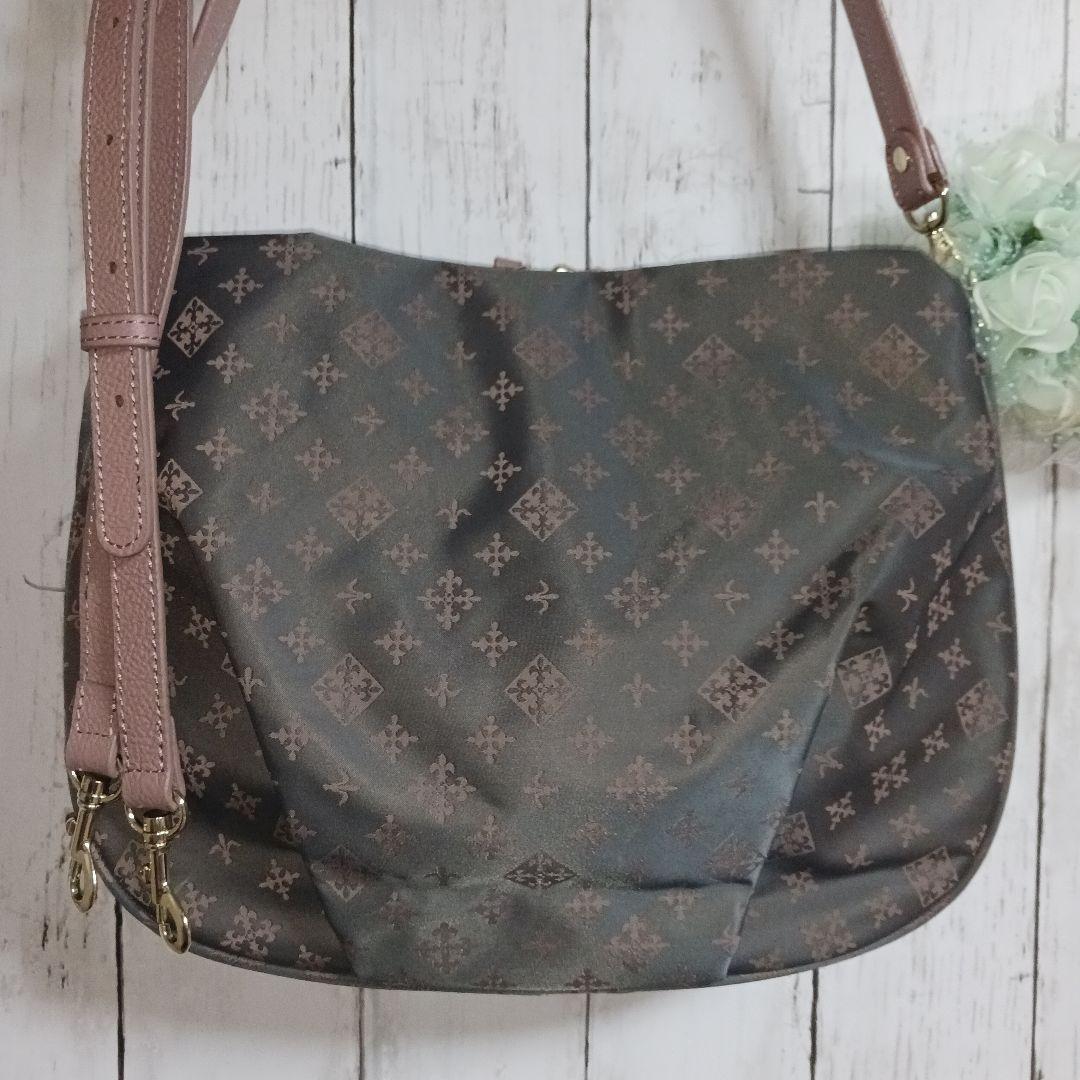 ラシット♥️ショルダーバッグ♥️2way♥️グレーピンク♥️ - メルカリ