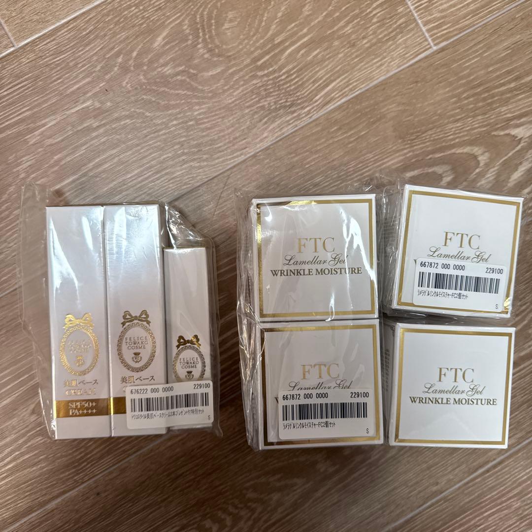 FTC 美肌ベースクリーム　ラメラゲルリンクルモイスチャーFC セット FTCラメラゲル スーパーモイスチャーFC｜FTC他、2商品を使った口コミ