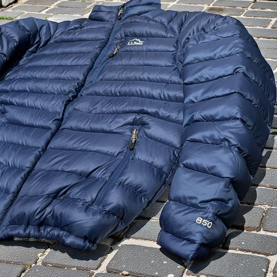 L.L.Bean ウルトラライト ダウンジャケット XL ネイビー 850FP