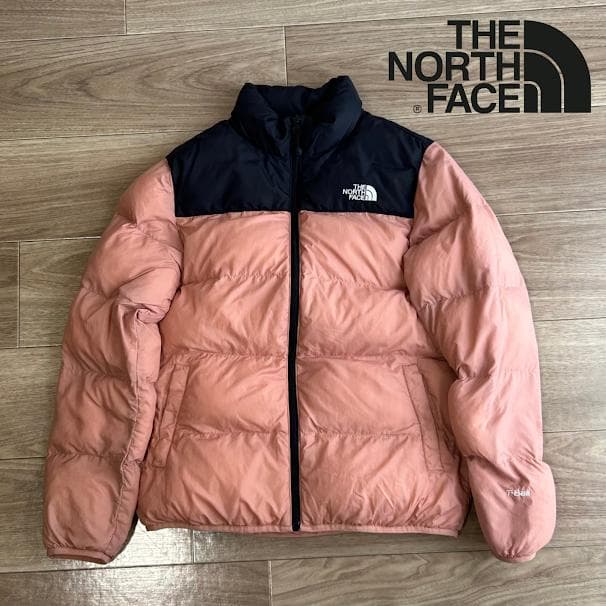 ノースフェイス 中綿ジャケットキッズ160レディースS相当ピンクt-ball