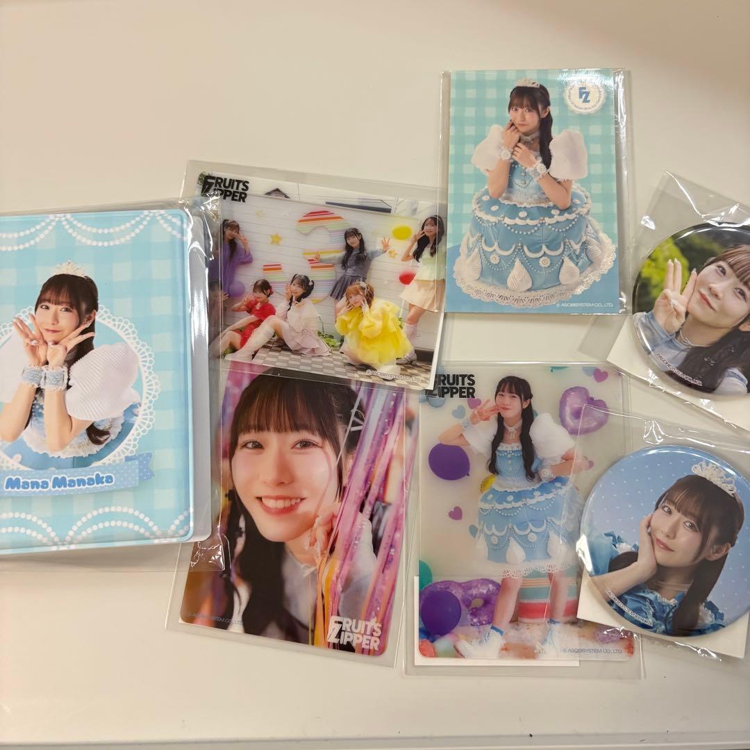 真中まな FRUITSZIPPER チェキファイル クリアカード - メルカリ