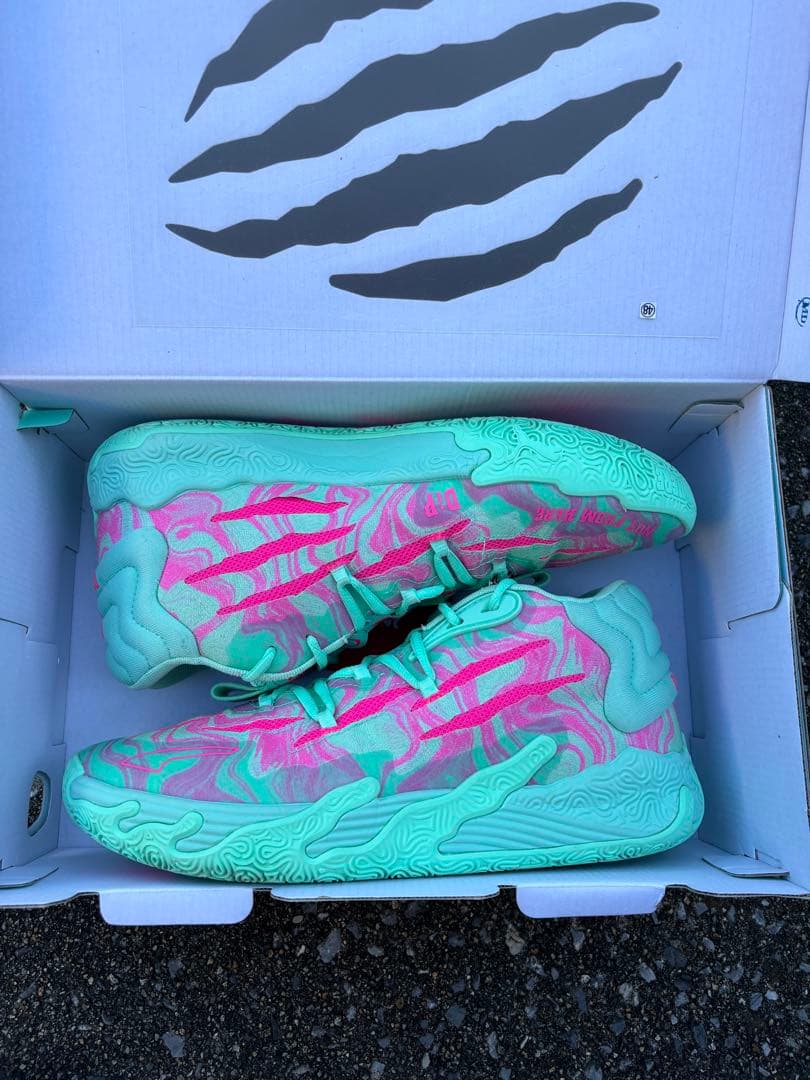 MB.03 ラメロボール Puma Lamelo Ball MB.03 Toxic MB 03 Purple Glimmer Green Geck Pink