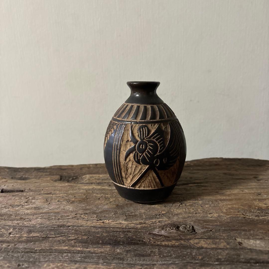 琉球 古典焼 小壺 ③壺屋焼 やちむん 古民芸 アンティーク 骨董品 検